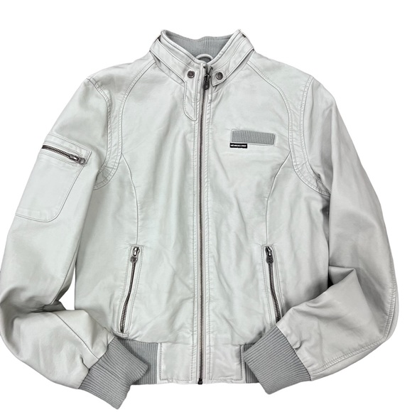 Vintage Members Only leather jacket. Moto style. Soft leather - Picture 1 of 5